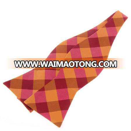 High Quality Cotton Fabric Self Bow Tie Formal Multicolor self tie bow tie