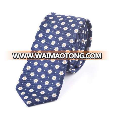 high quality wholesale custom polyester classic floral neckties for men